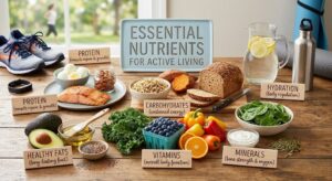 Iron-rich foods and nutrients supporting active living and stamina.