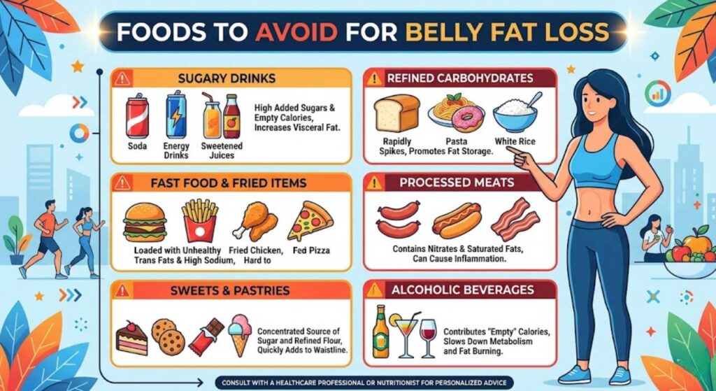 Fооdѕ tо Avоіd fоr Belly Fat Lоѕѕ