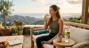 Proper hydration supporting wellness, energy, and body functions.